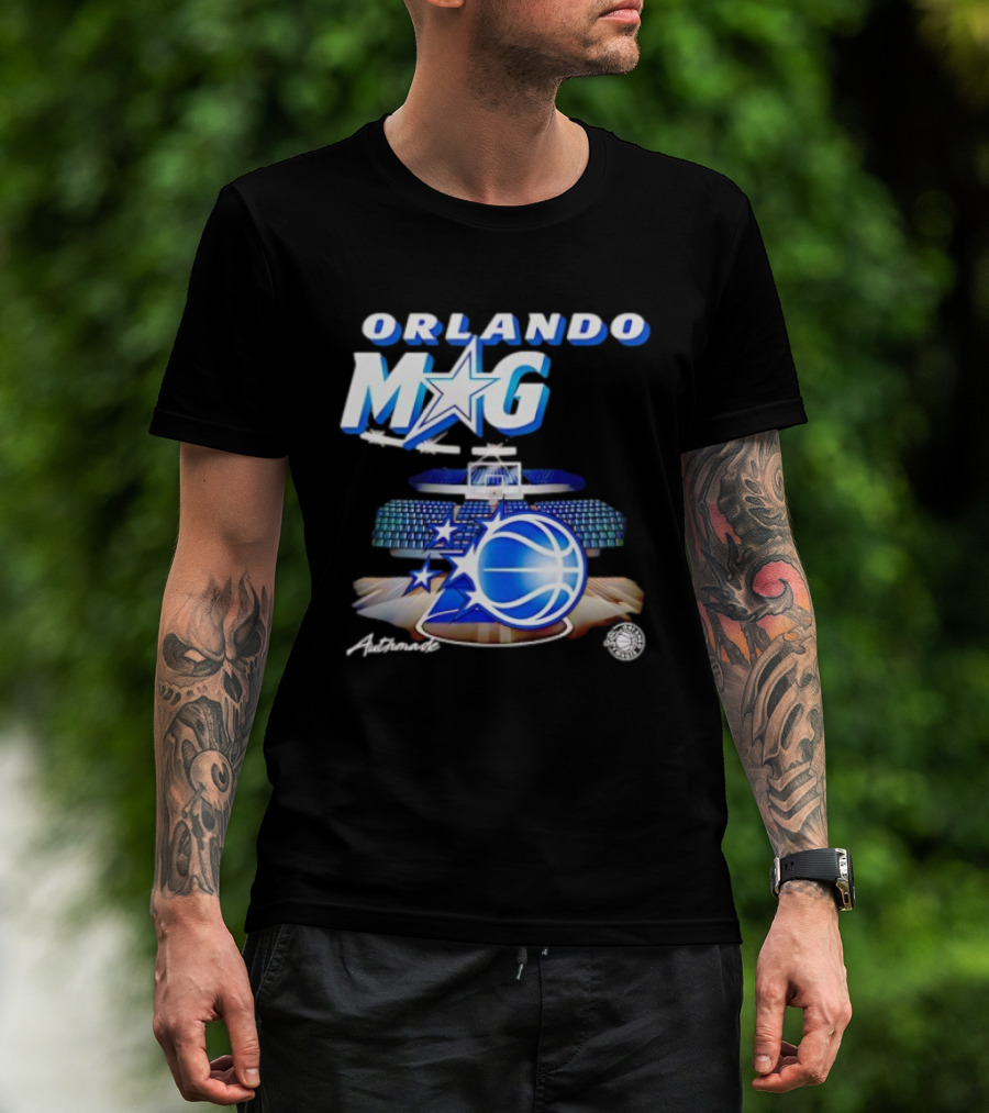 Authmade Orlando Magic Basketball Arena Stars T-Shirt
