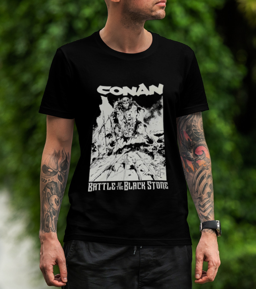 Conan Battle Of The Black Stone Fantasy Adventure T-Shirt