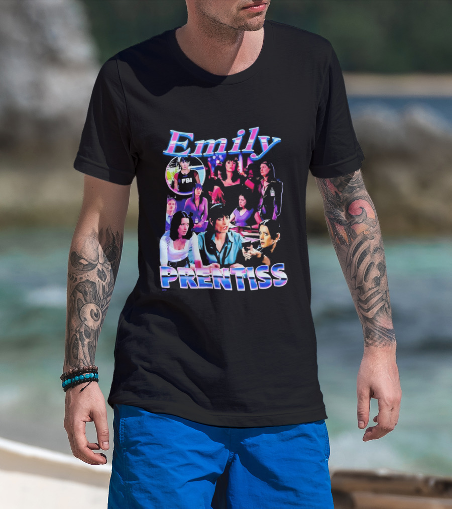 Emily Prentiss FBI Criminal Minds Collage T-Shirt