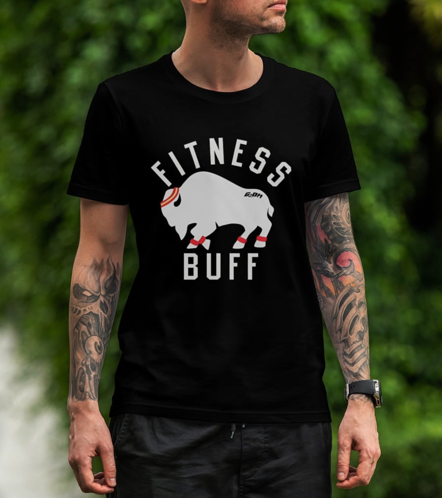 Fitness Buff Headband Bison T-Shirt