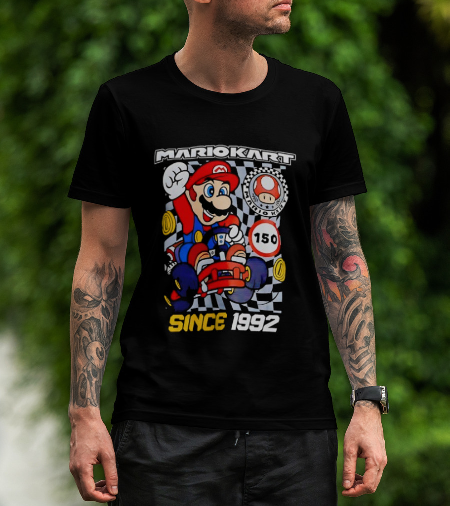 Super Mario Kart Racing Champion 150cc Since 1992 T-Shirt