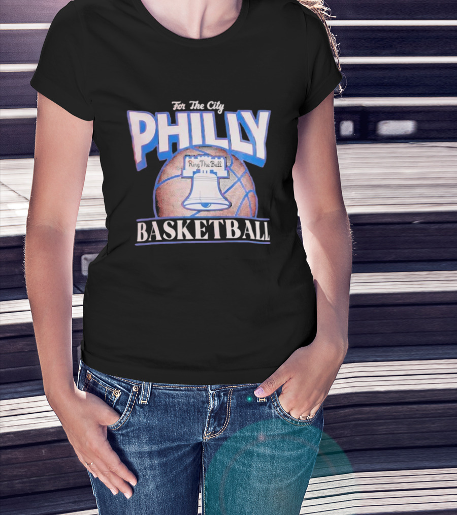 Philly Basketball For The City Liberty Bell T-Shirt