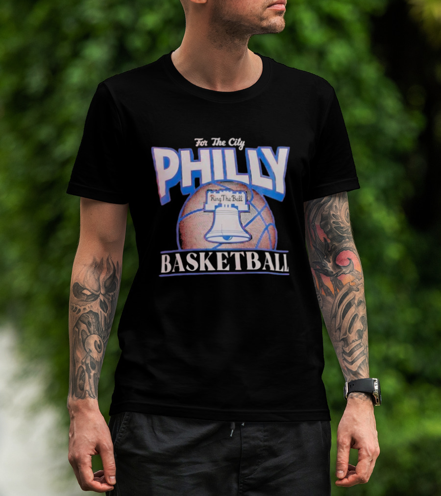 Philly Basketball For The City Liberty Bell T-Shirt