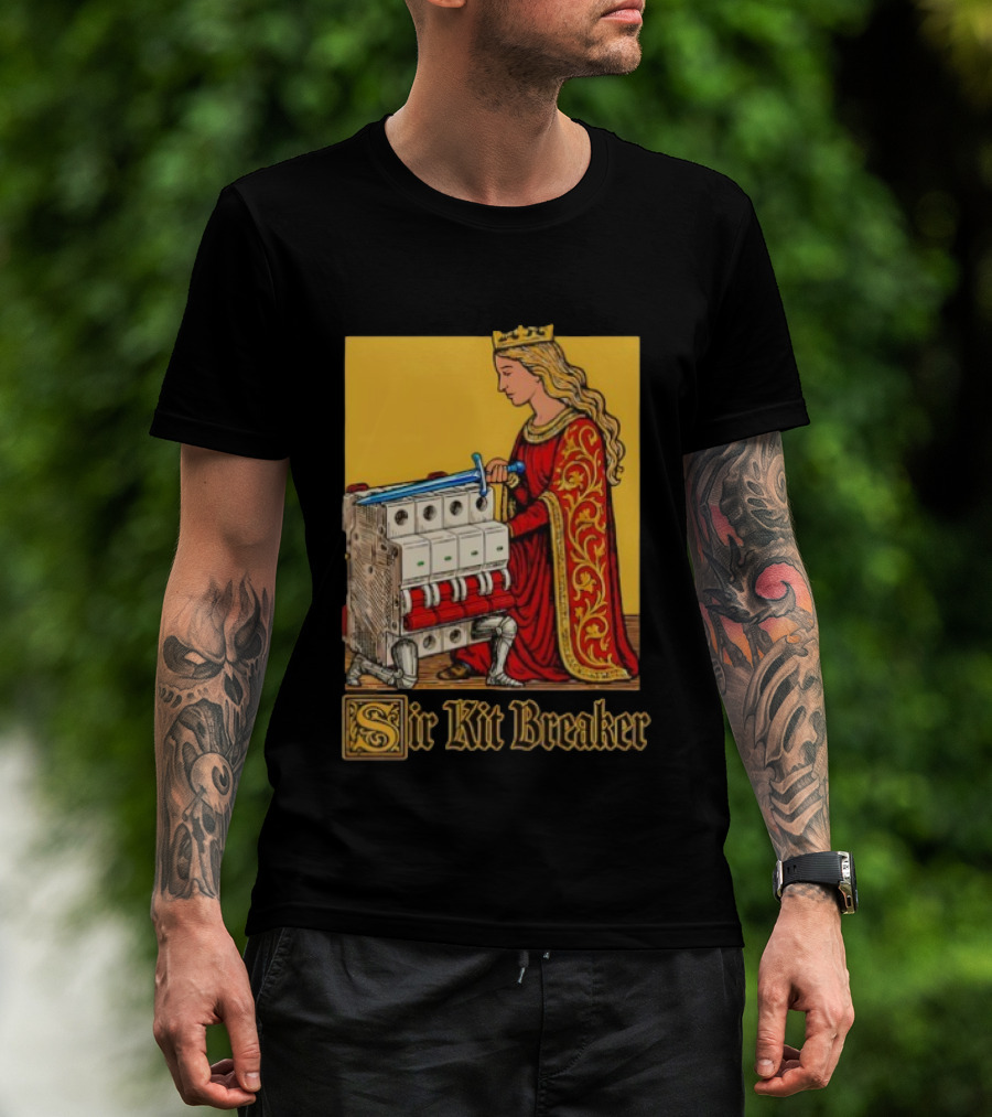 Sir Kit Breaker RuneScape Medieval Knight Parody T-Shirt