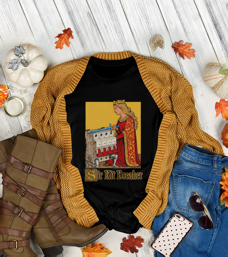 Sir Kit Breaker RuneScape Medieval Knight Parody T-Shirt