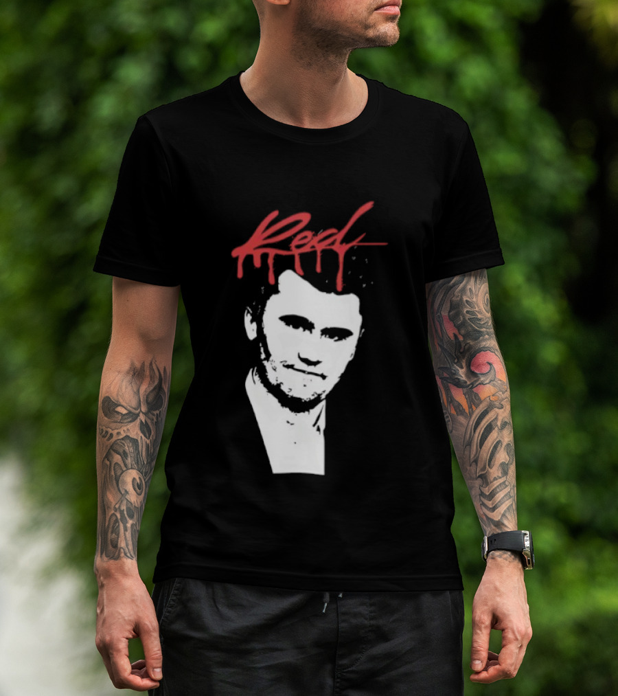 Red Charlie Kirk RIP T-Shirt