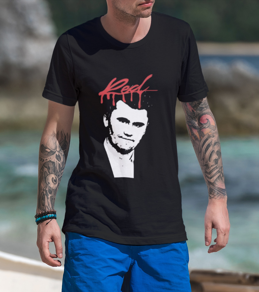 Red Charlie Kirk RIP T-Shirt