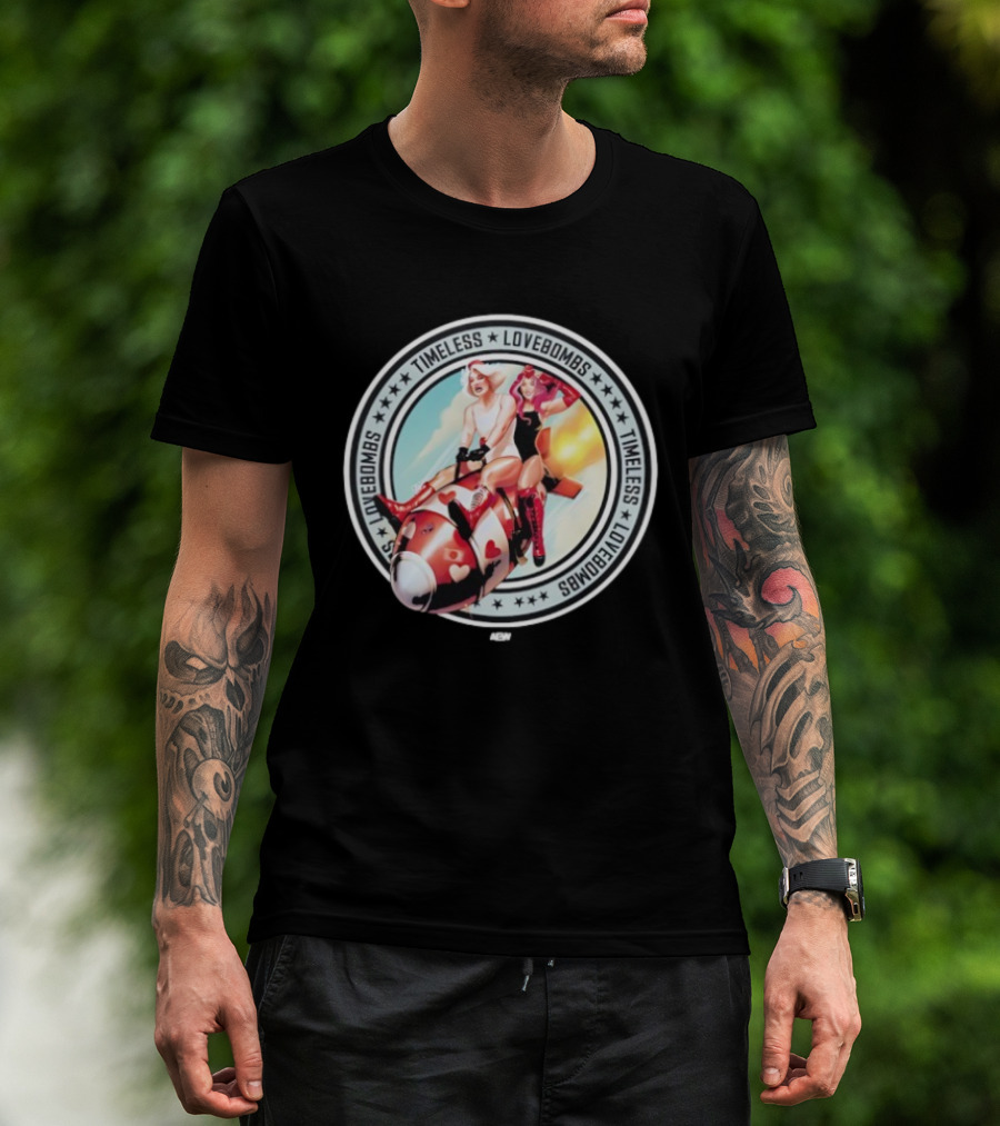Timeless Love Bombs All Elite Wrestling Bombs Away T-Shirt