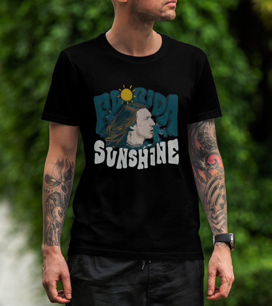 Florida Sunshine Trevor Lawrence Iconic Portrait Vintage Style T-Shirt