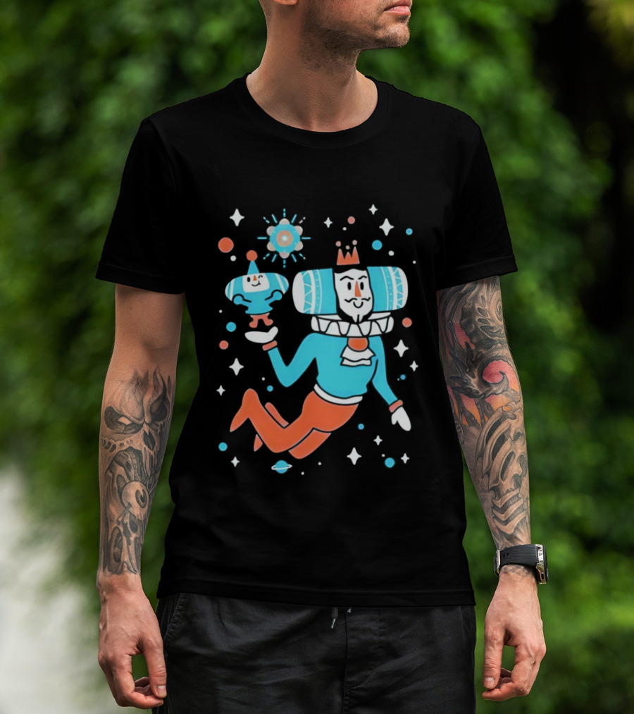 Space Dad Cool Katamari Prince Cosmic Adventure T-Shirt