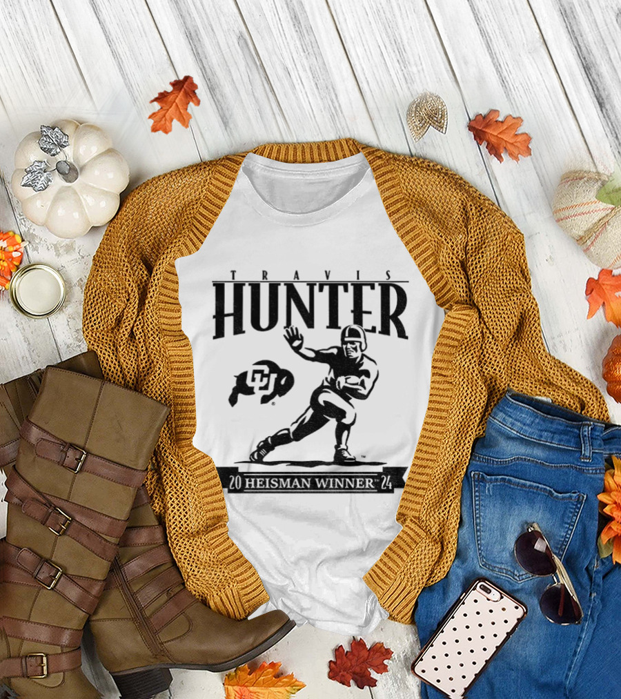Travis Hunter Colorado 2024 Heisman Trophy Contender Buffs Football T-Shirt
