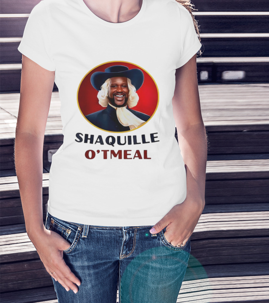 Shaquille Oatmeal Funny Meme Cereal Parody T-Shirt