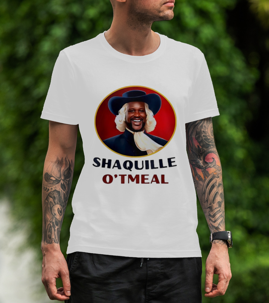 Shaquille Oatmeal Funny Meme Cereal Parody T-Shirt