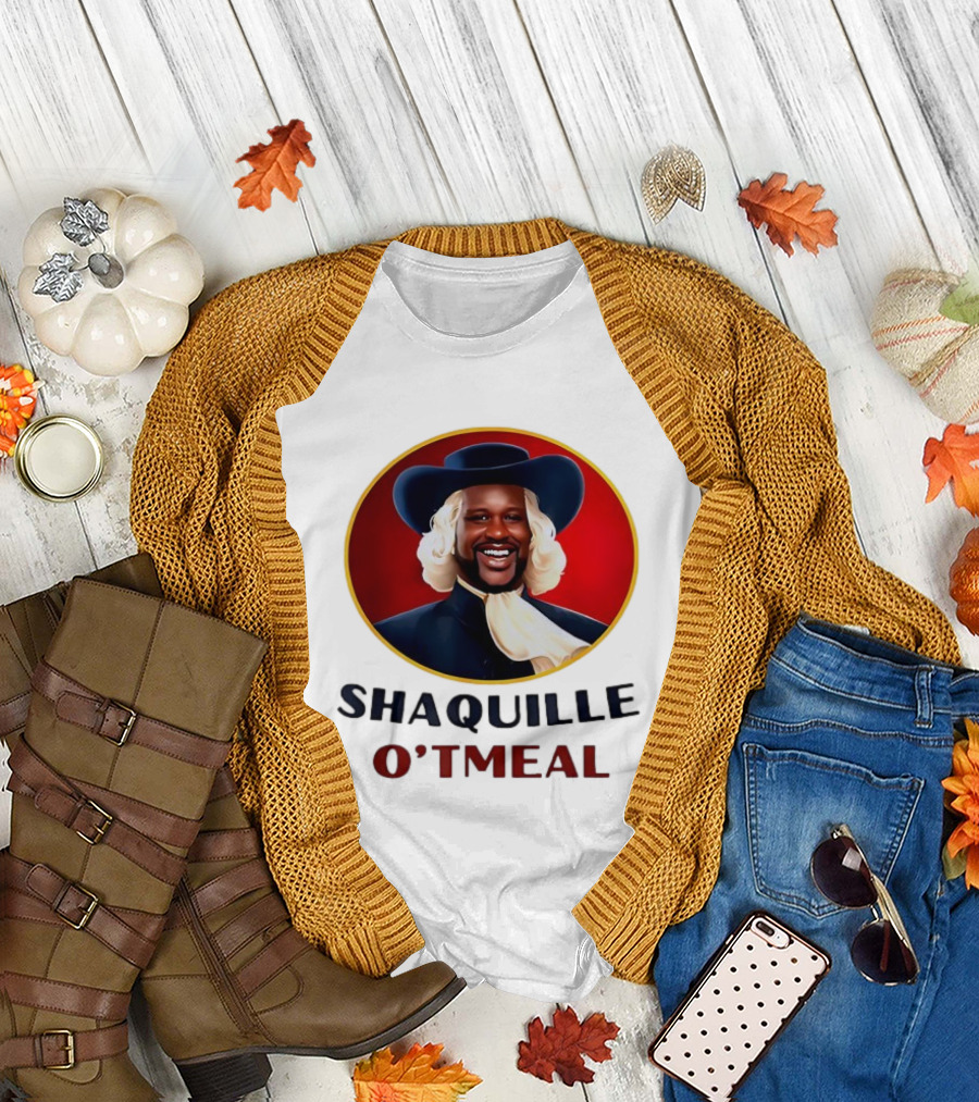 Shaquille Oatmeal Funny Meme Cereal Parody T-Shirt