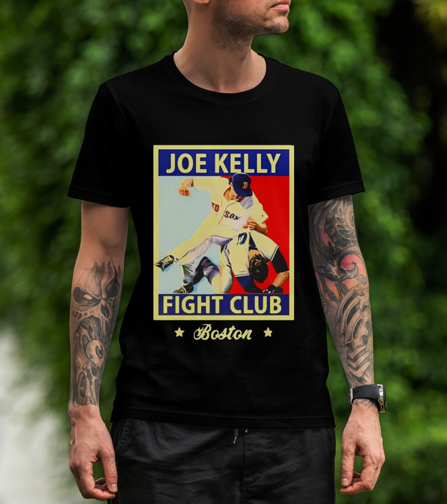 Boston Red Sox Joe Kelly Fight Club Iconic Showdown T-Shirt