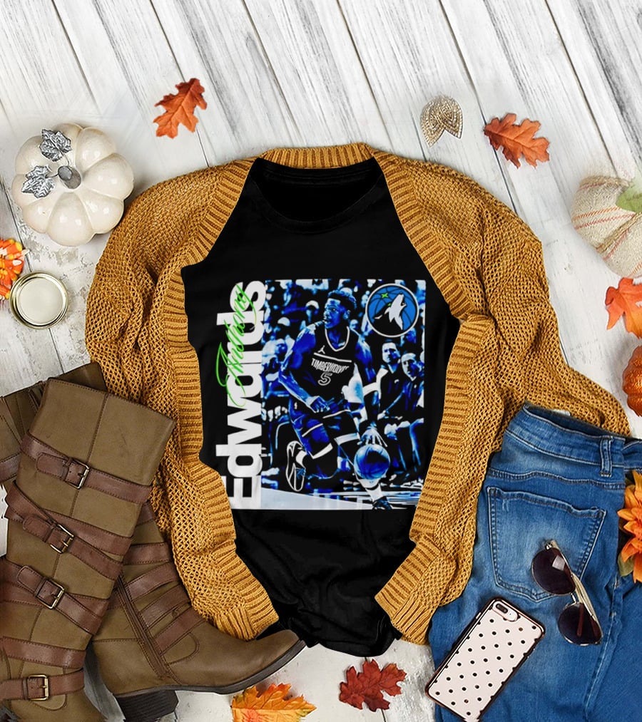 Edwards Timberwolves Basketball Retro Anthony T-Shirt
