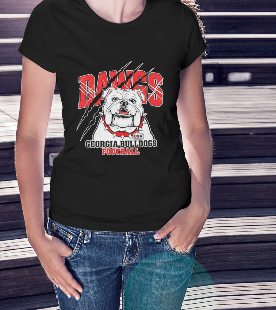 DAWGS Georgia Bulldogs UGA Football T-Shirt