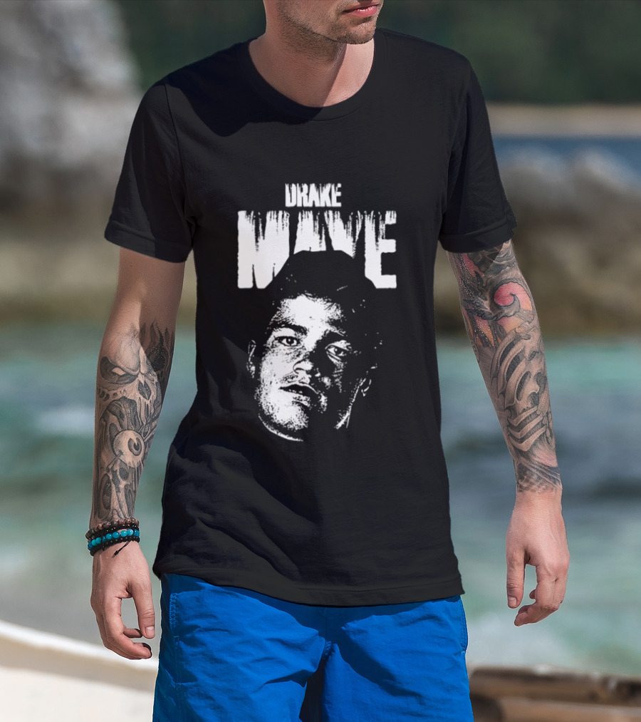 Drake Maye New England Patriots Black White T-Shirt
