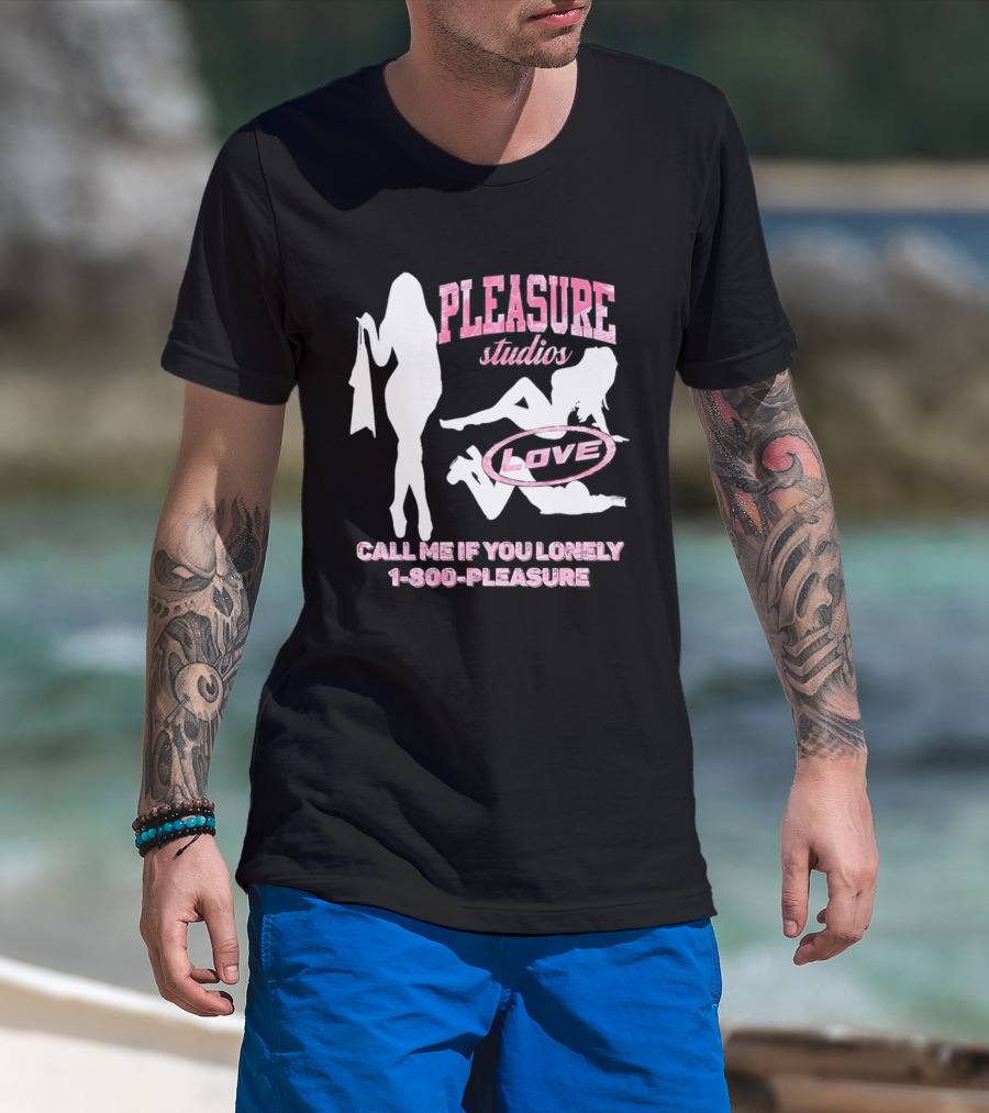 Pleasure Studios 1 800 Pleasure Love Call Me If You Lonely T-Shirt