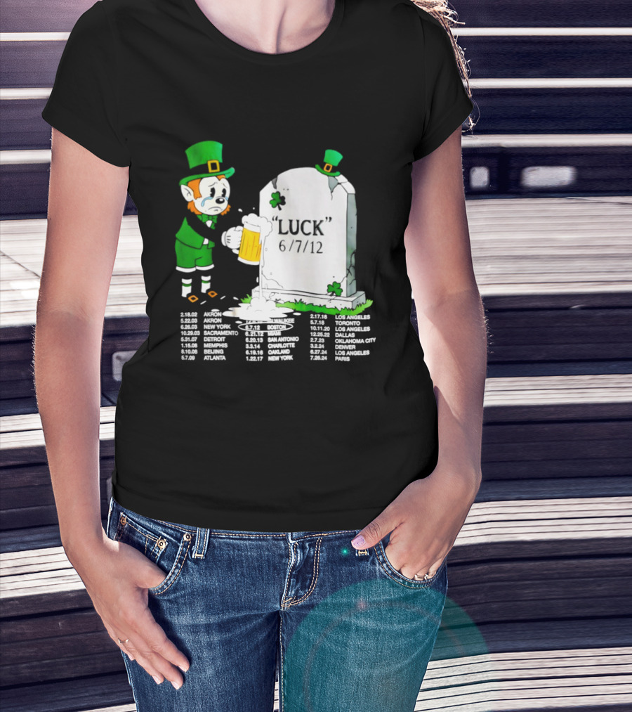 Leprechaun LeBron James Green With Envy Luck St. Patrick's Day 6 7 12 T-Shirt