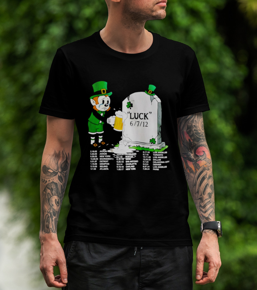Leprechaun LeBron James Green With Envy Luck St. Patrick's Day 6 7 12 T-Shirt