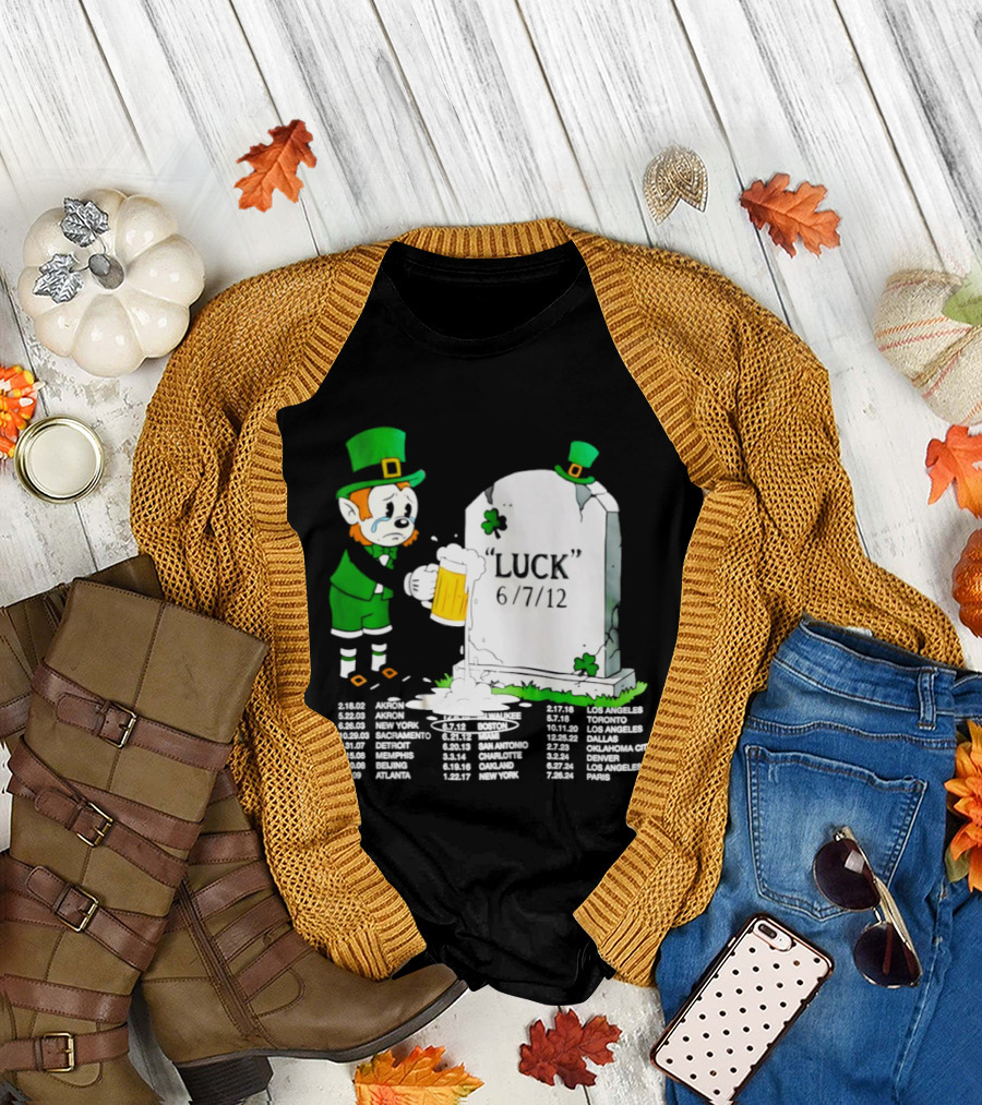 Leprechaun LeBron James Green With Envy Luck St. Patrick's Day 6 7 12 T-Shirt