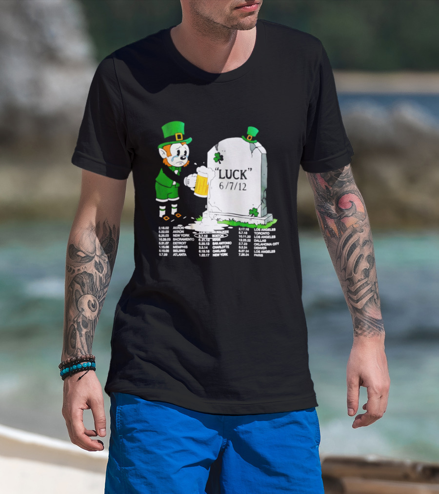 Leprechaun LeBron James Green With Envy Luck St. Patrick's Day 6 7 12 T-Shirt