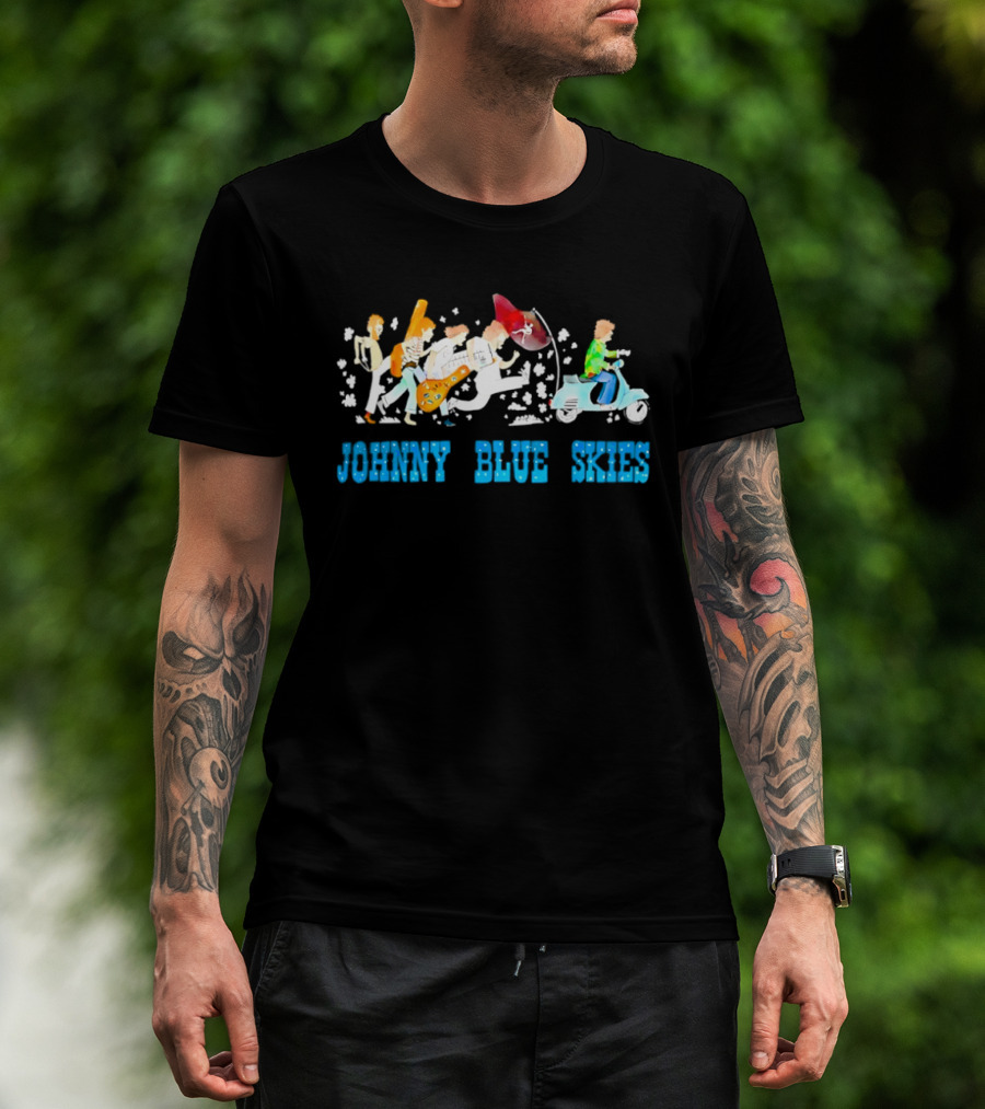 Sturgill Simpson Johnny Blue Skies Scooter Adventure T-Shirt