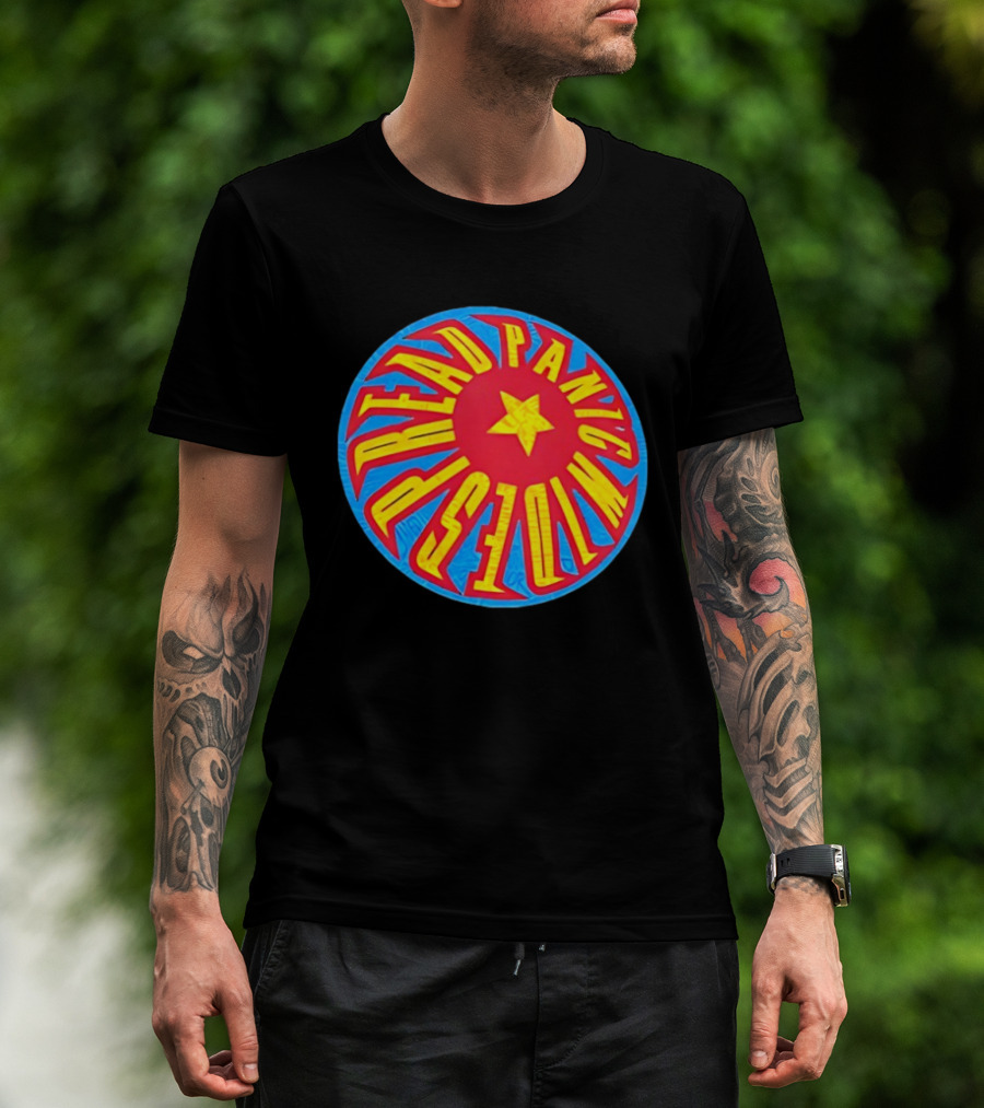 Widespread Panic Fireball Star Retro Circle T-Shirt