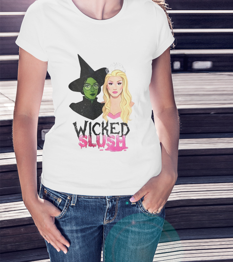 Wicked Slush Elphaba Glinda Disney Noobz T-Shirt