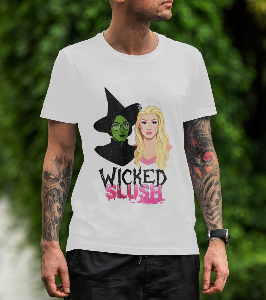 Wicked Slush Elphaba Glinda Disney Noobz T-Shirt