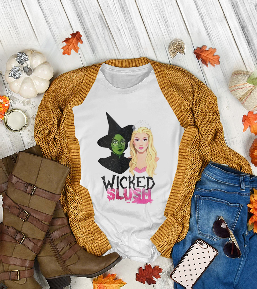 Wicked Slush Elphaba Glinda Disney Noobz T-Shirt
