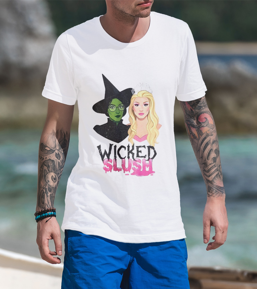 Wicked Slush Elphaba Glinda Disney Noobz T-Shirt