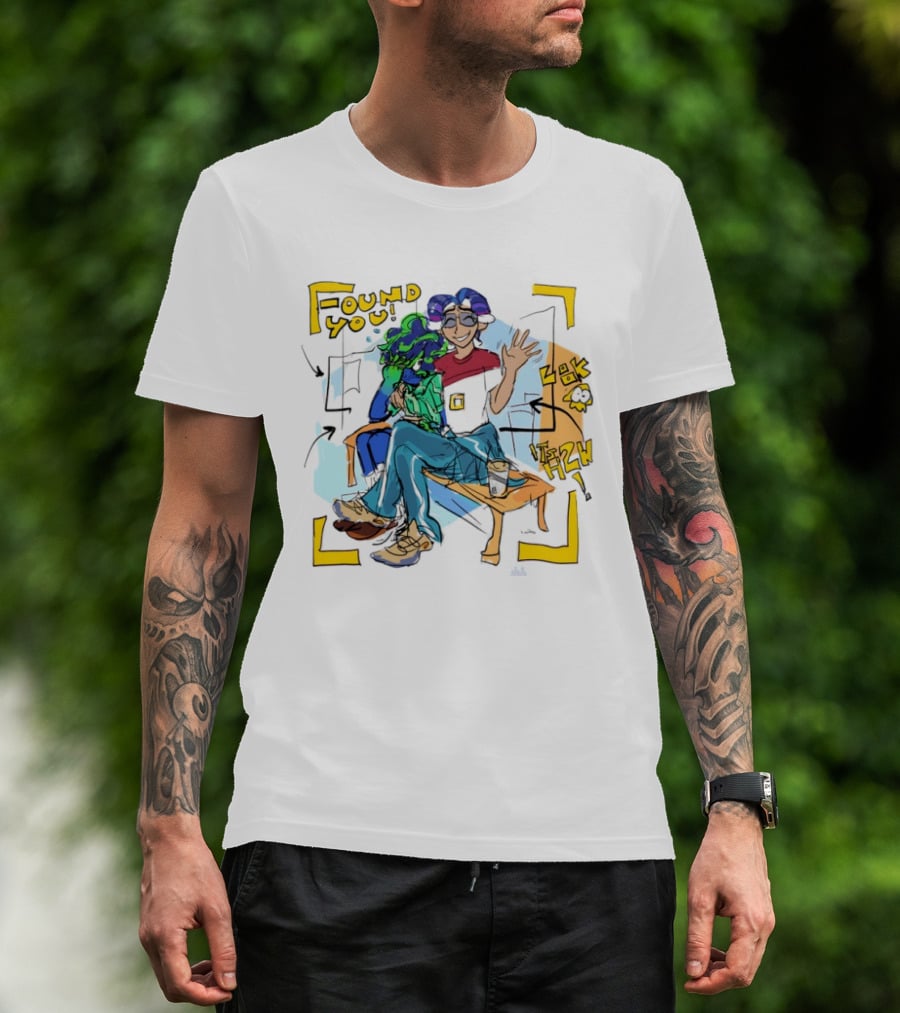 Found You Splatoon Nintendo Art Style Inkling Vibes T-Shirt