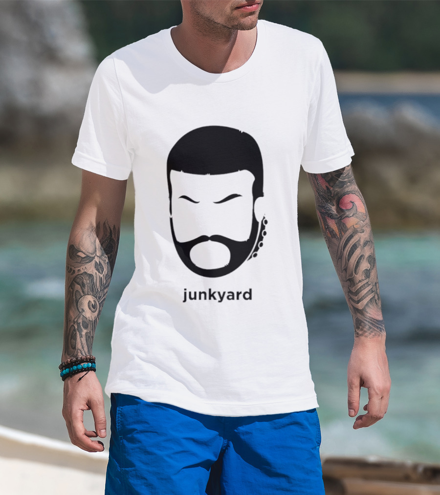 WWF Wrestling Legend Junkyard Dog Big Face Retro Look T-Shirt