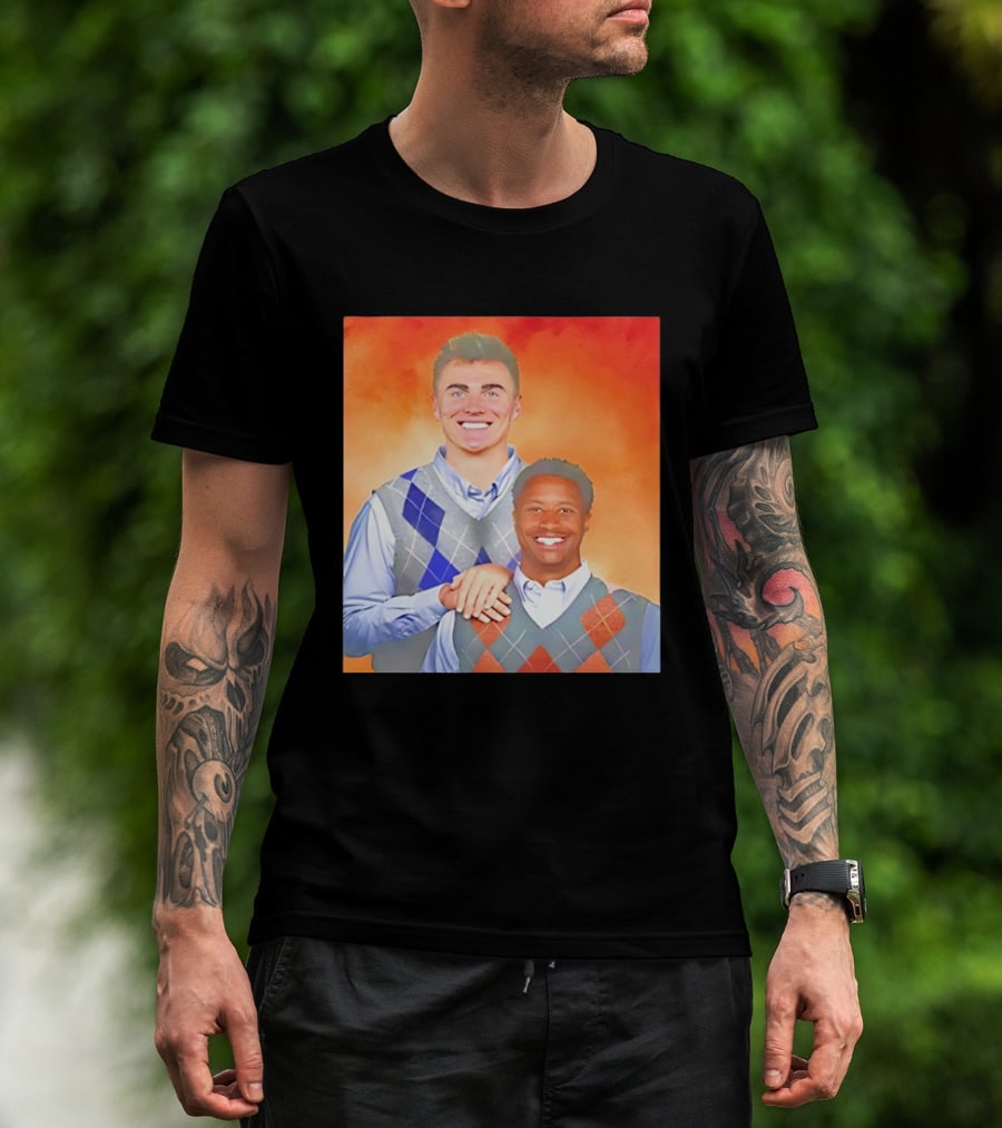 Bo Nix Courtland Sutton Step Brothers Denver Broncos NFL T-Shirt