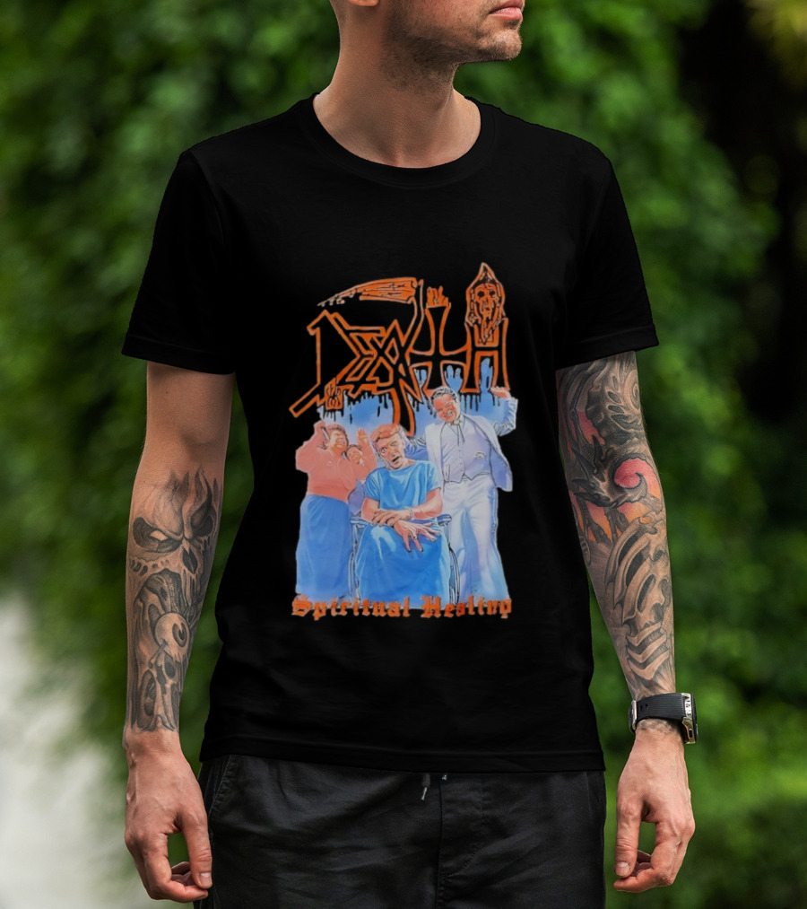 Death Spiritual Healing Album Cover Artwork By Ed Repka T-Shirt