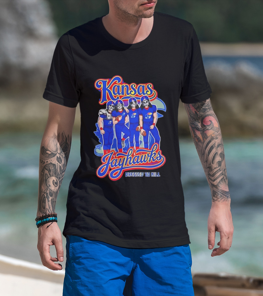 Kansas Jayhawks Dressed To Kill Football Players T-Shirt