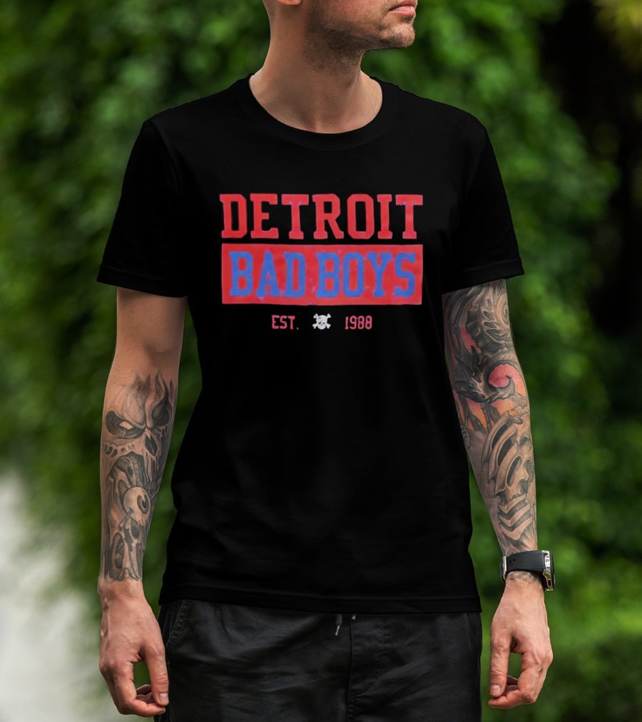 Detroit Pistons Bad Boys Est 1988 T-Shirt