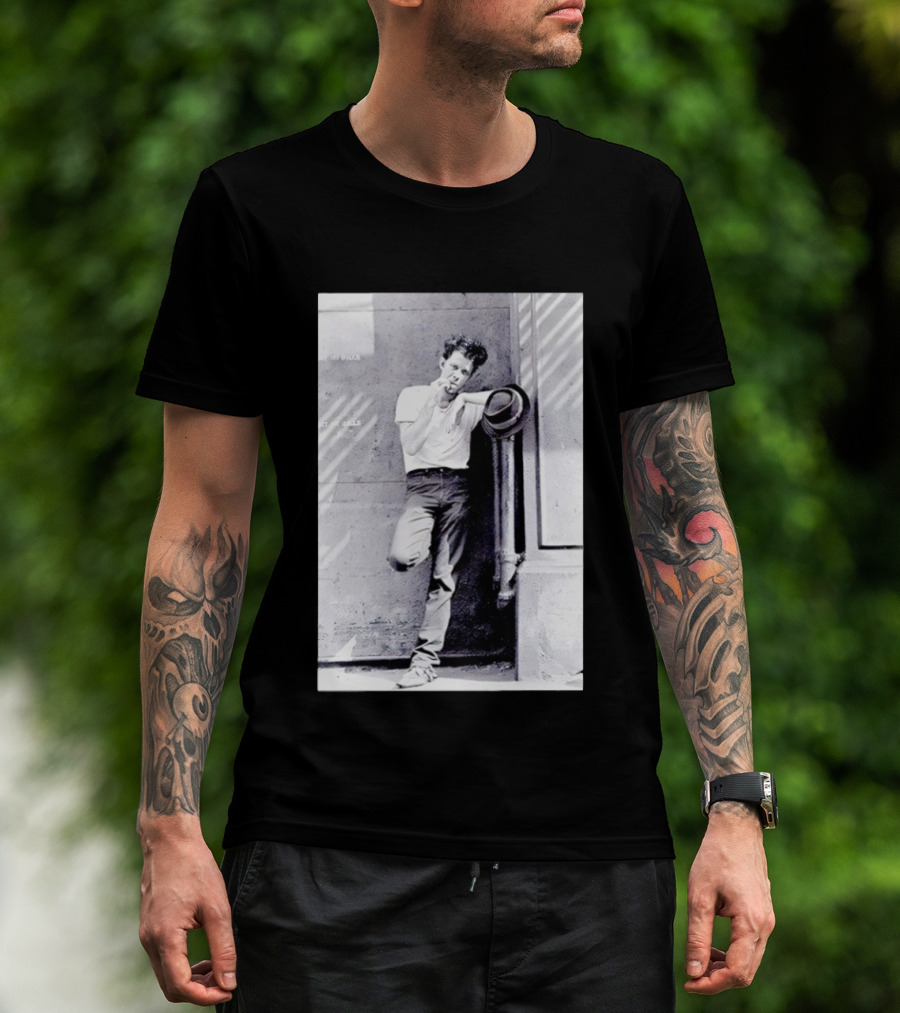 Robin Buckley Tom Waits Smoking Pose T-Shirt