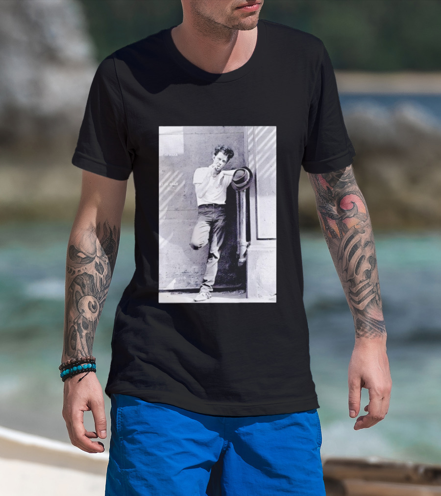 Robin Buckley Tom Waits Smoking Pose T-Shirt