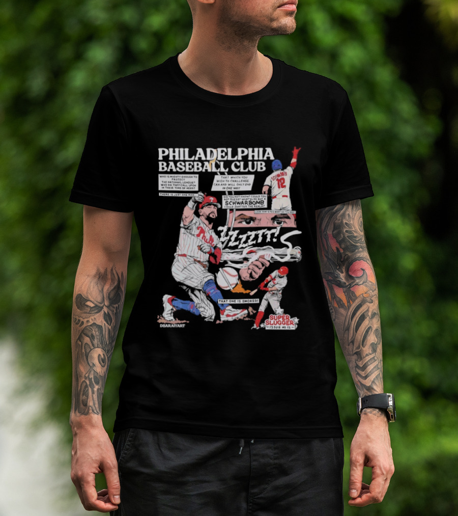 Philadelphia Baseball Club Schwarbomb Super Slugger T-Shirt