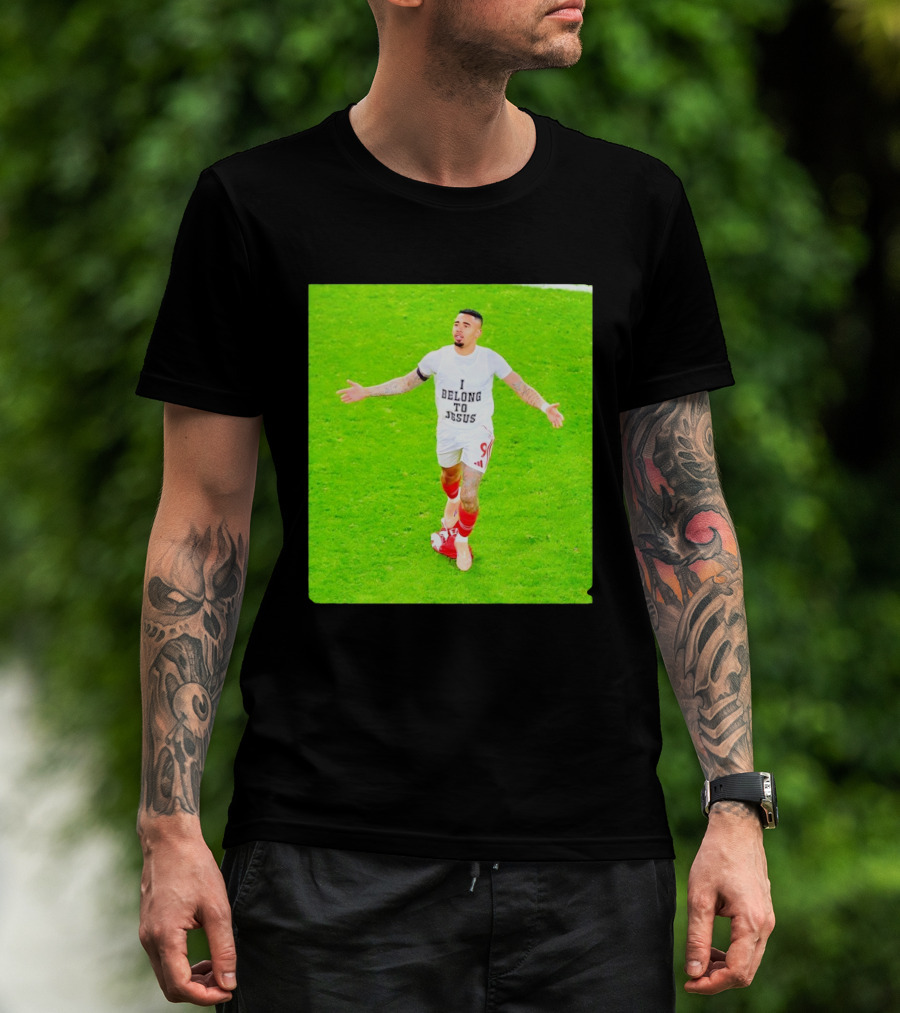Gabriel Jesus I Belong To Jesus Arsenal FC T-Shirt