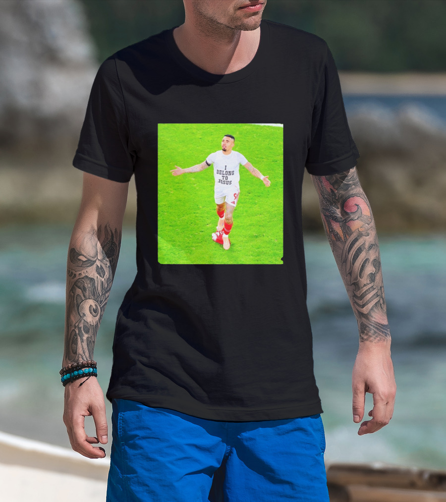 Gabriel Jesus I Belong To Jesus Arsenal FC T-Shirt