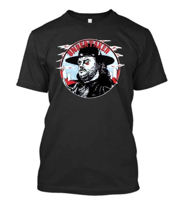 The Undertaker WWE Vintage Tombstone And Hat Iconic Image T-Shirt