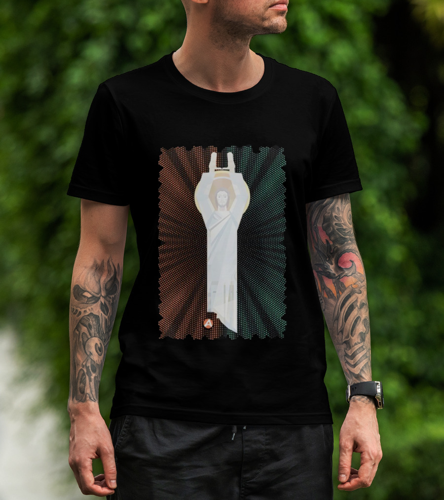 Touchdown Jesus Miami Hurricanes Fan T-Shirt