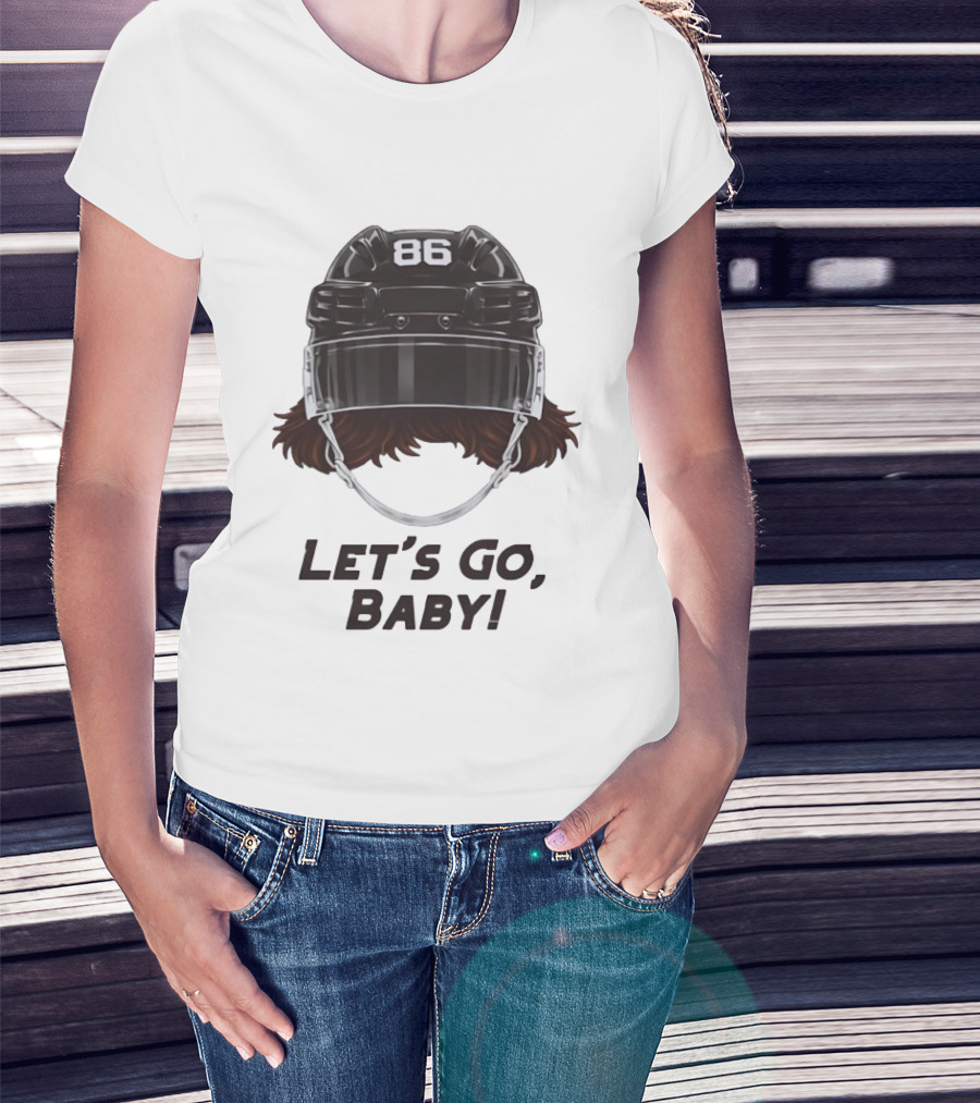 Jack Hughes Let’s Go Baby New Jersey Devils Hockey T-Shirt