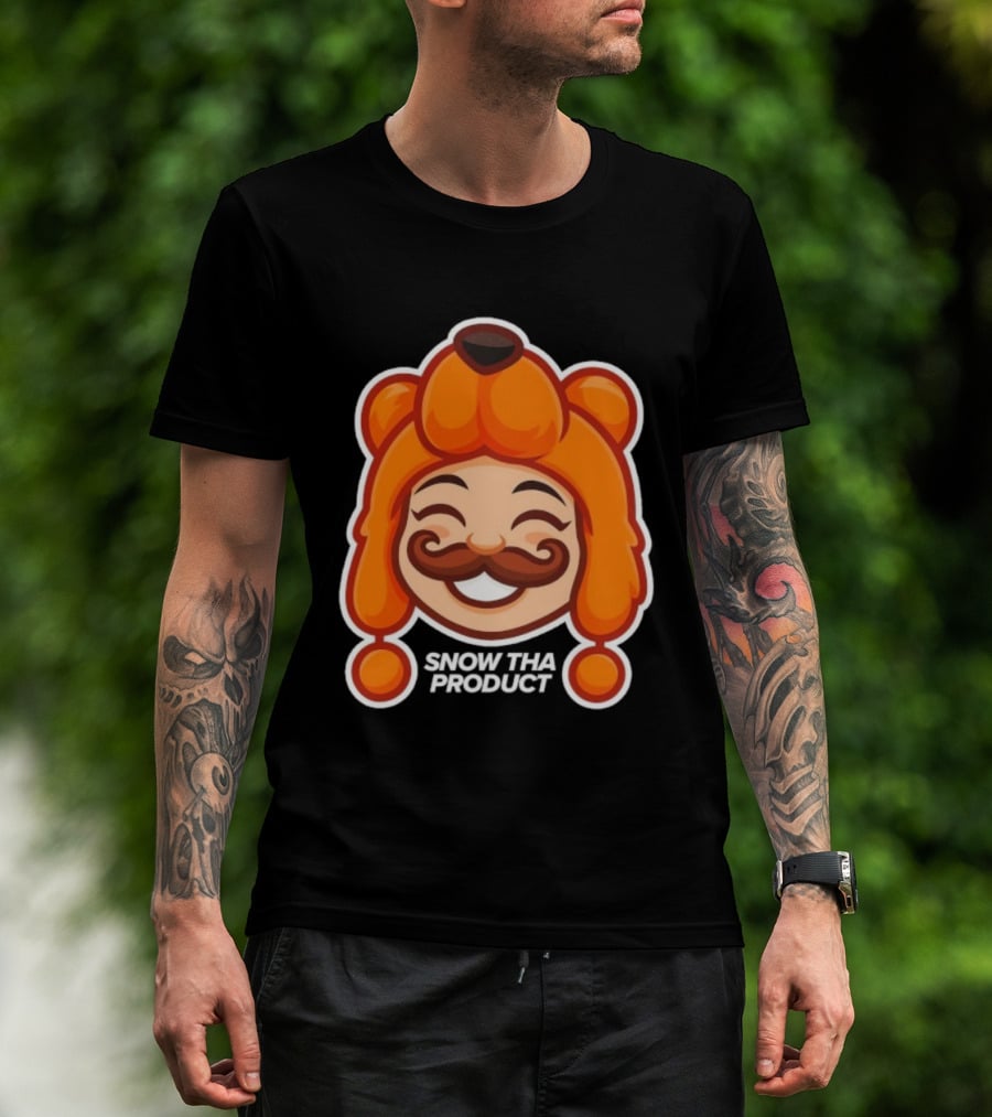 Snow Tha Product Everydaydays Mustache Bear Hat T-Shirt