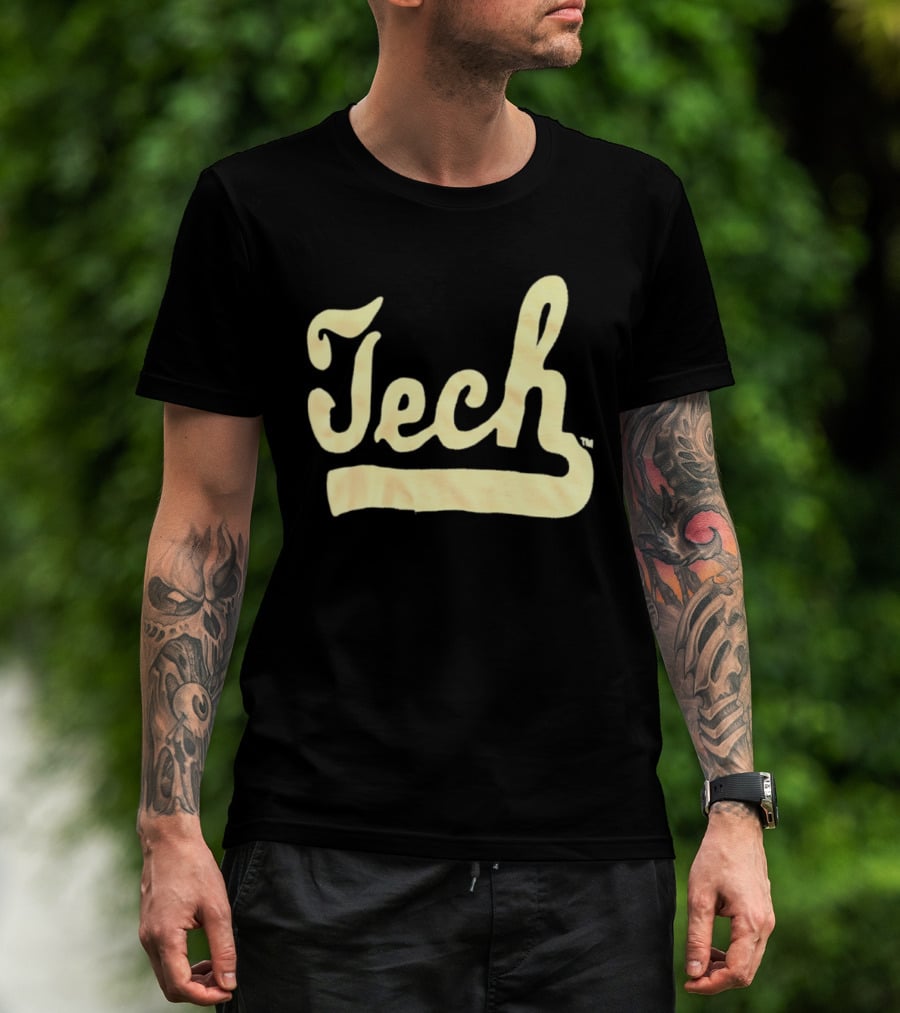 Louisiana Tech Script Font T-Shirt