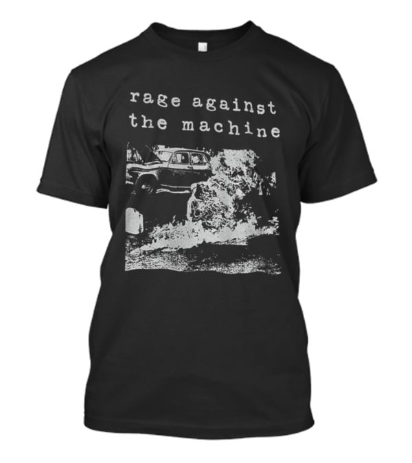 Rage Against The Machine Vintage Album Cover Amalgalm T-Shirt
